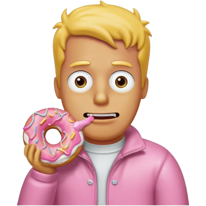 Generate me a Simpson guy donut emoji