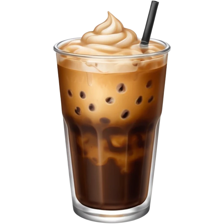 Iced coffee emoji