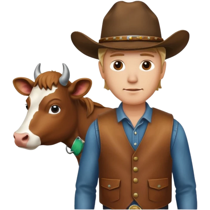 🐄 +🧍🏻‍♂️? emoji