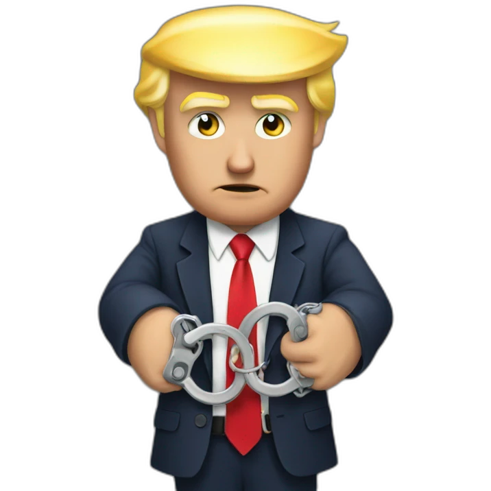 trump-in-handcuffs emoji