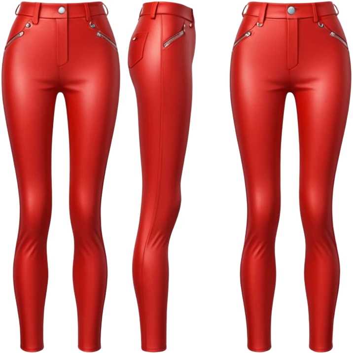 red letaher pants emoji