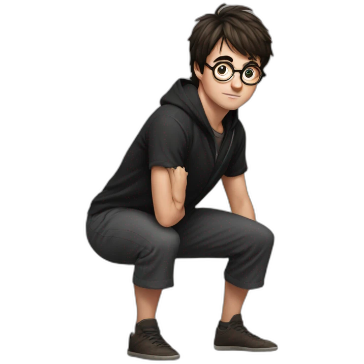 harry potter squat emoji