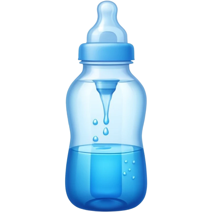 baby bottle, vibrant, simple, clear emoji