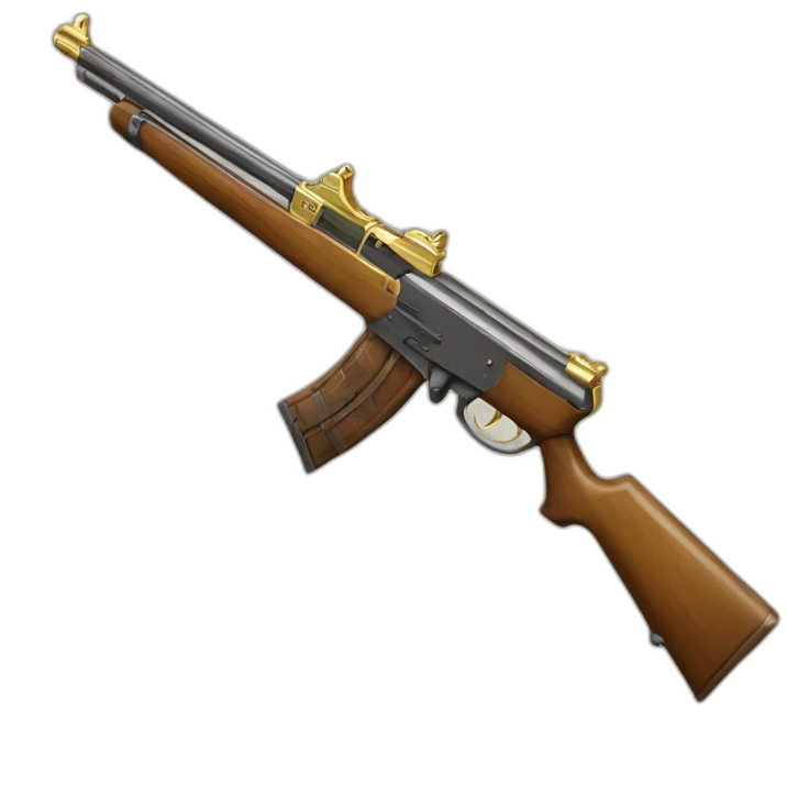 fusil de précision en or emoji