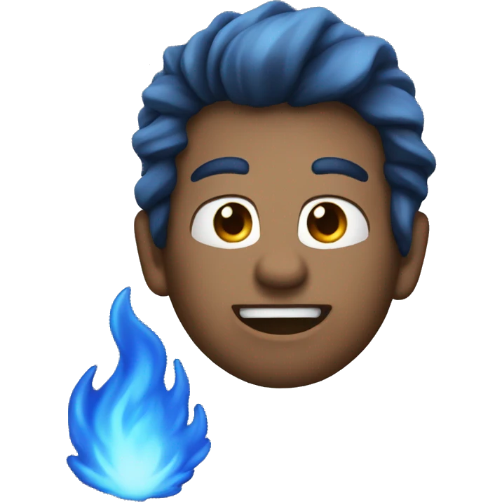 blue fire emoji