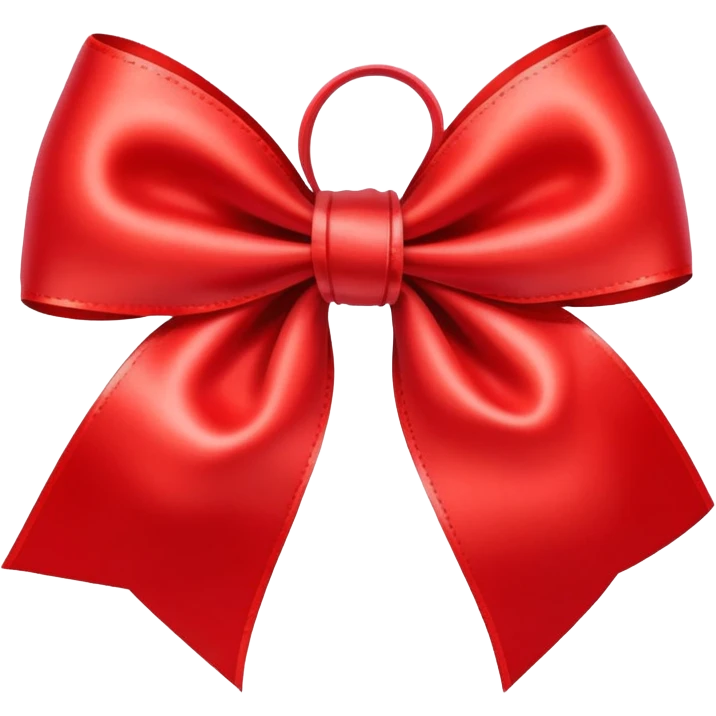 Red bow ribbon  emoji