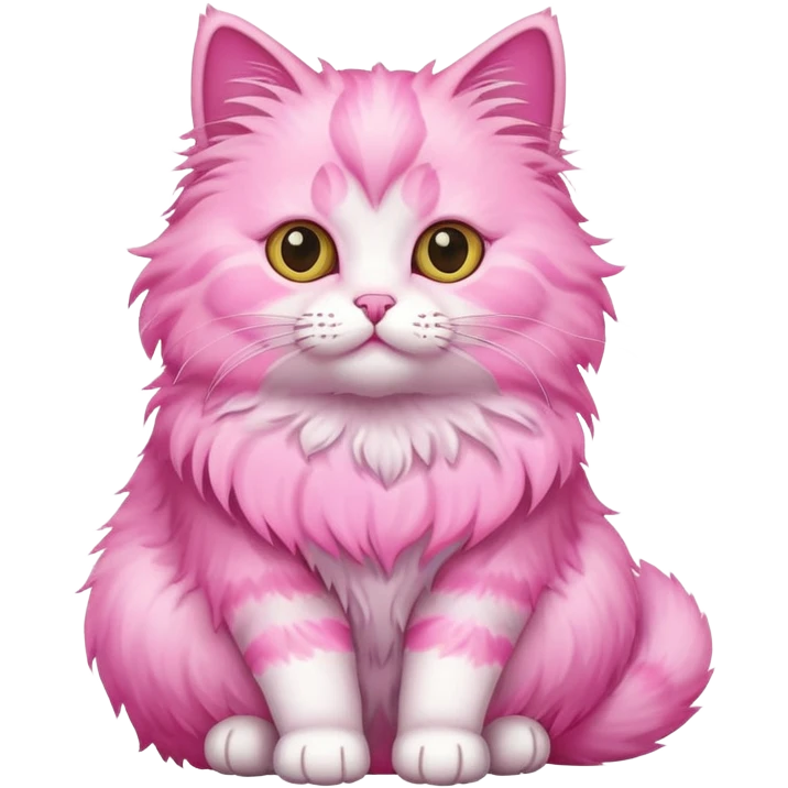 cat pink emoji