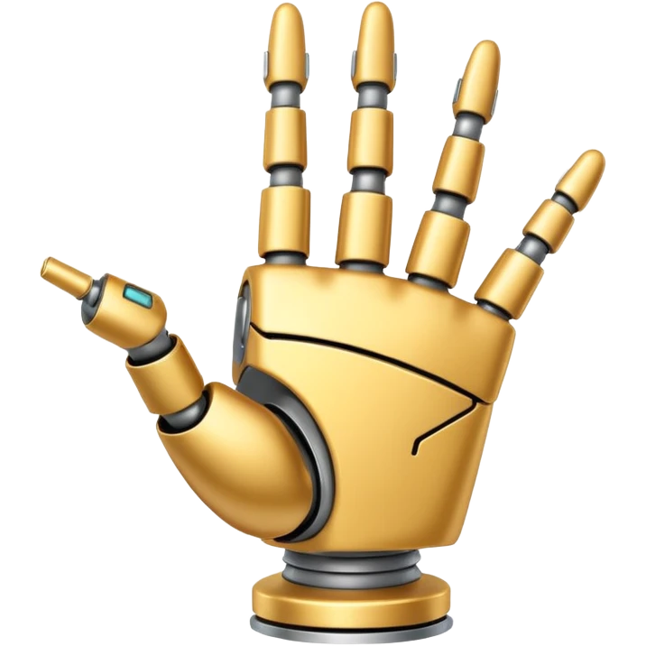 Robot middle finger emoji