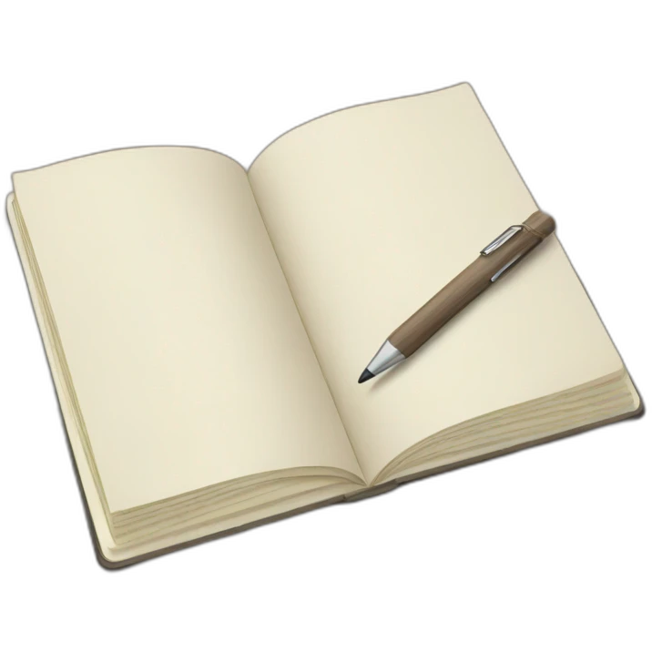 Drawing notebook emoji