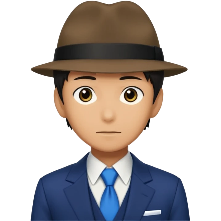 Kaito Kuroba in the famous detective conan story emoji