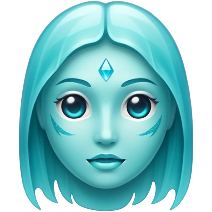 glitter cian panthom emoji