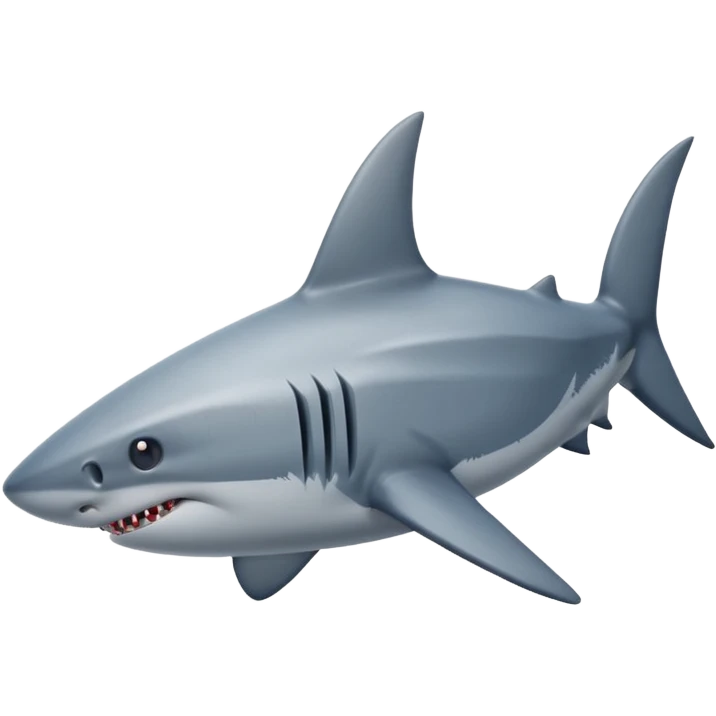 A shark fin out of water emoji