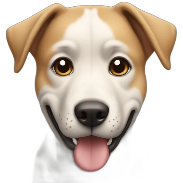 Perro sonrie emoji