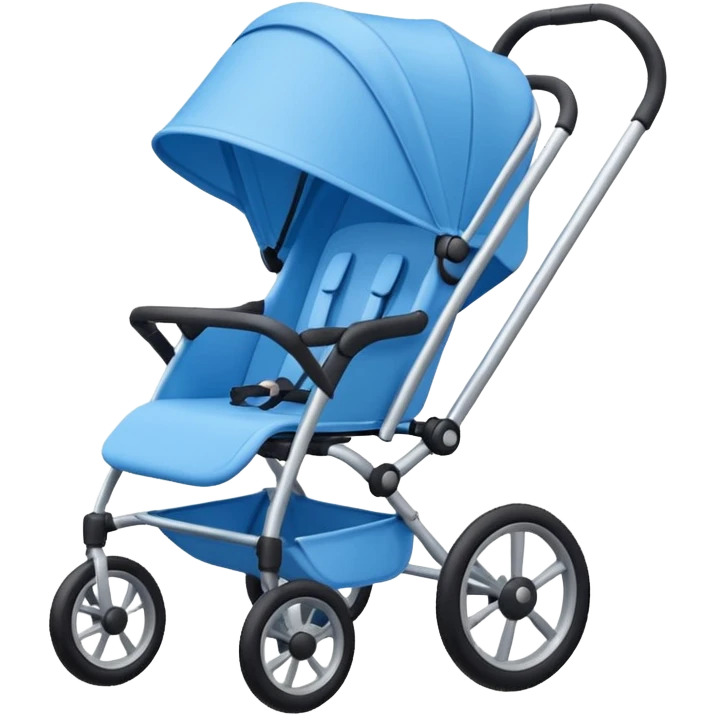 blue stroller emoji