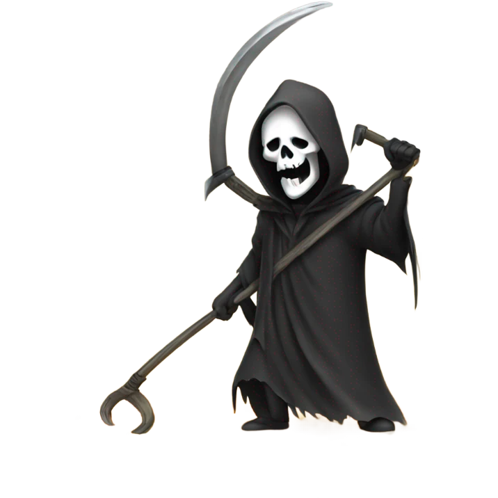 reaper with scythe  emoji