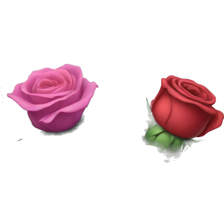 Rose and Thistle emoji