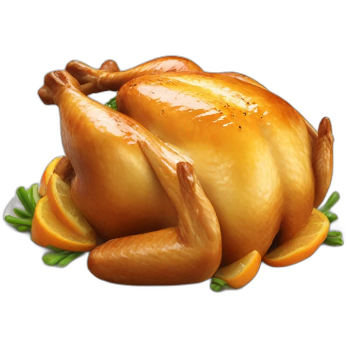 Roast chicken emoji