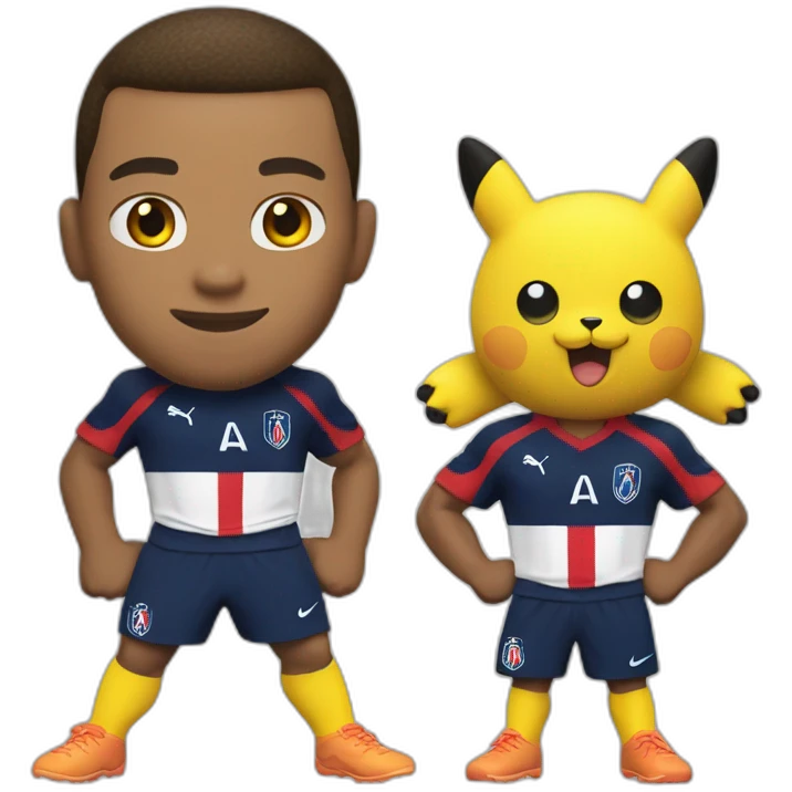:Mbappé en pikachou : emoji