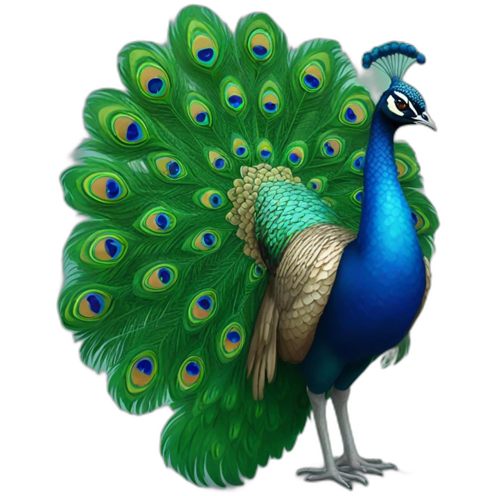 Peacock emoji | AI Emoji Generator
