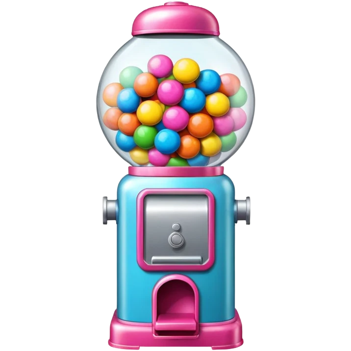 Bubblegum machine emoji
