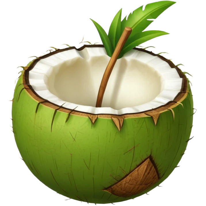 GREEN Tender Coconut emoji