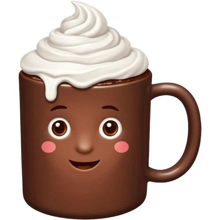 Hot chocolate emoji
