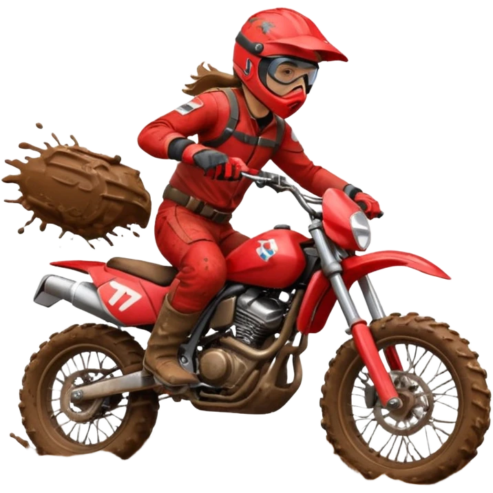 Rouling moto cross emoji