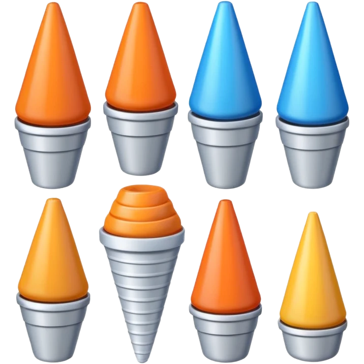cone objects emoji
