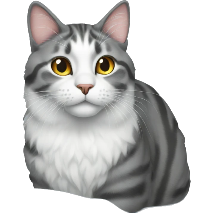 Cat in the snow emoji