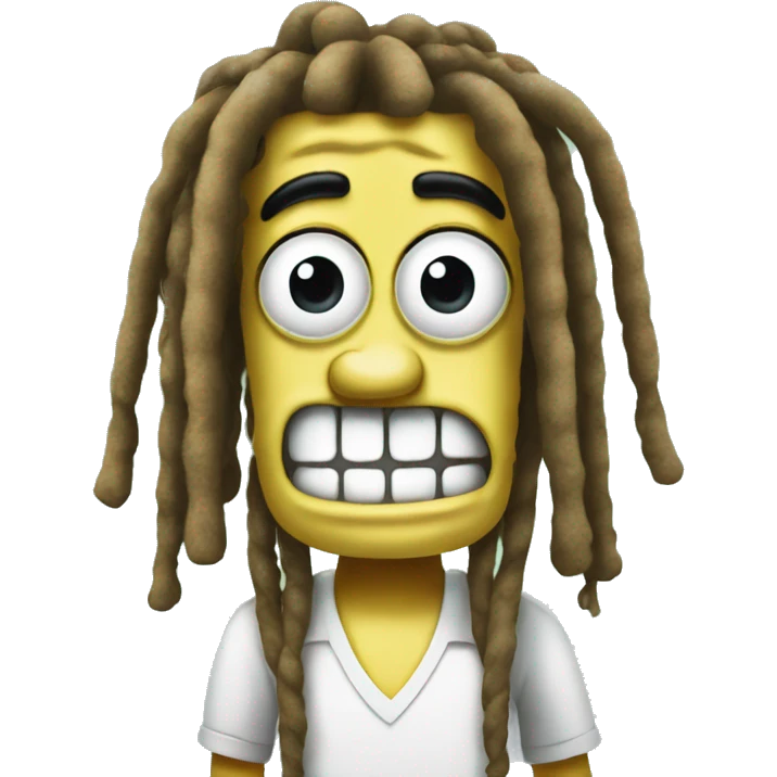 SpongeBob with dreads emoji