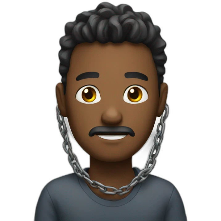 chained man emoji
