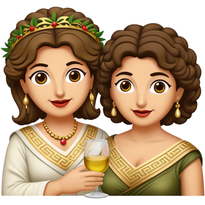 Cinematic Realistic My Big Fat Greek Wedding Pop Culture Emoji, depicting a vibrant celebration of Greek culture rendered with lively textures and festive lighting. emoji