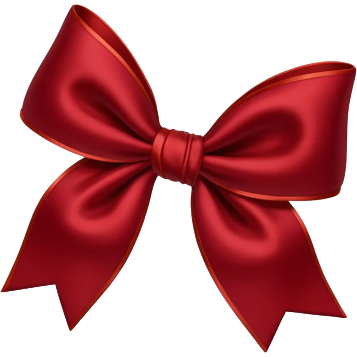 Bow Bordeaux emoji