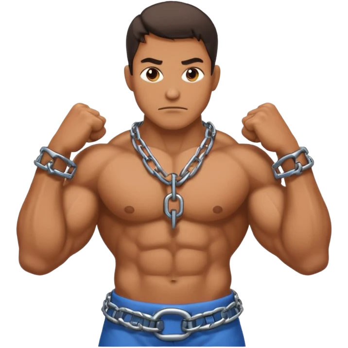 chained man emoji