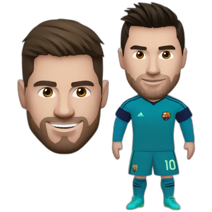 messi blaise ronaldo emoji