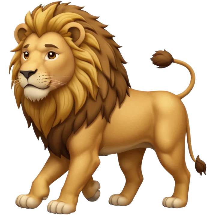 lion walking emoji