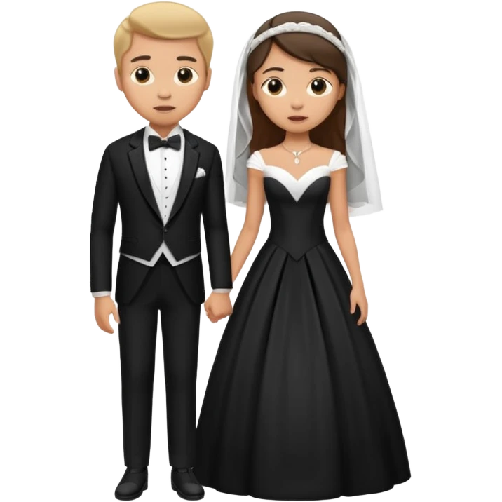 confused newlywed couple emoji