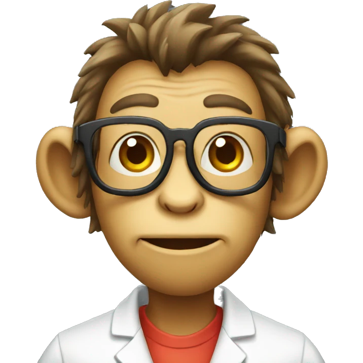 Monkey Scientist  emoji