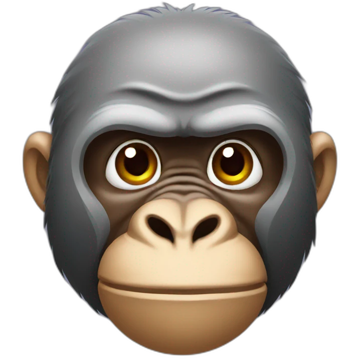 Gorilla face emoji