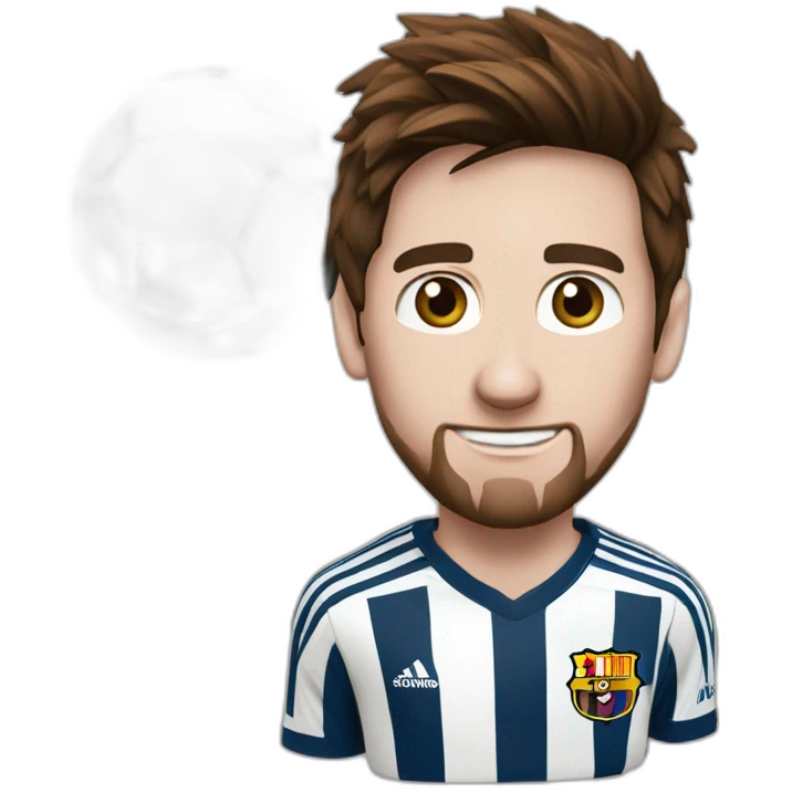 Messi sur une chèvre  emoji