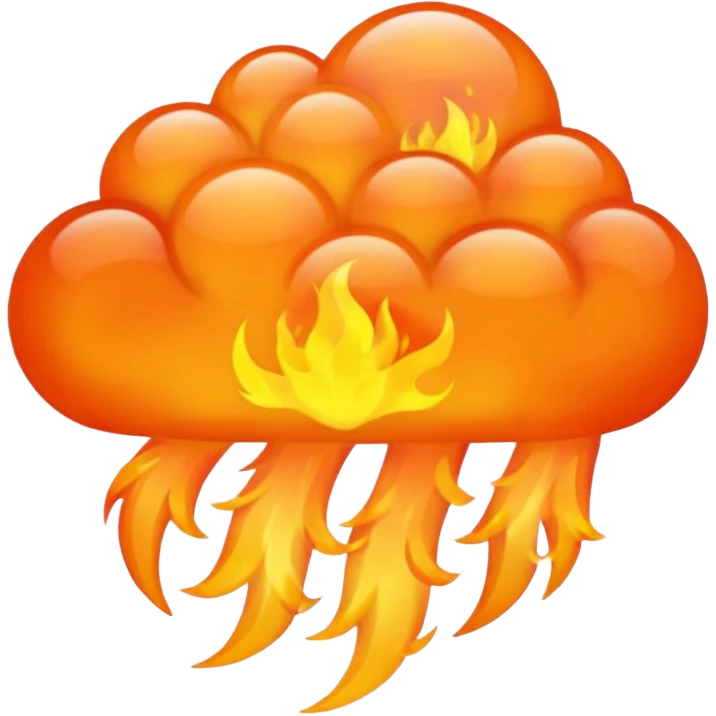 🔥🩶 emoji