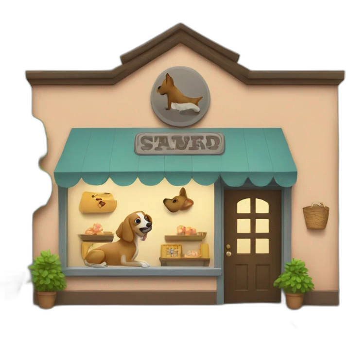 dog store emoji