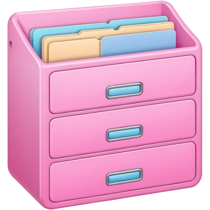 pink app drawer folder emoji