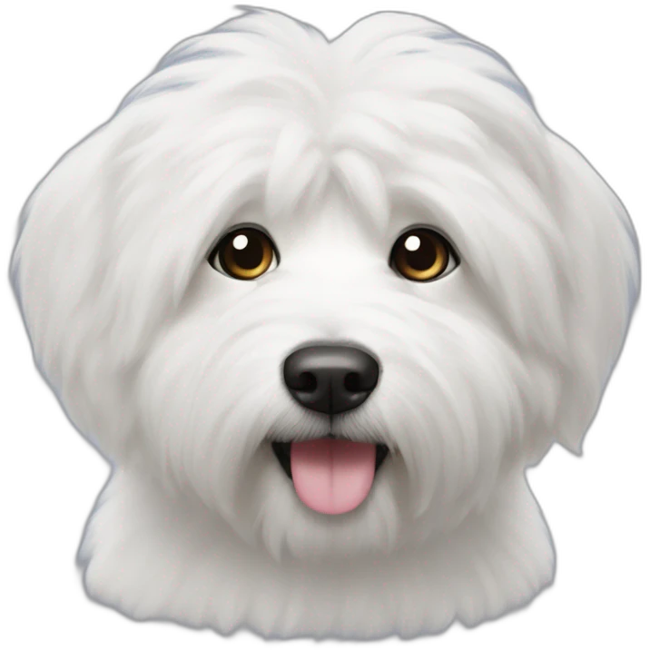 Cotton de tulear emoji