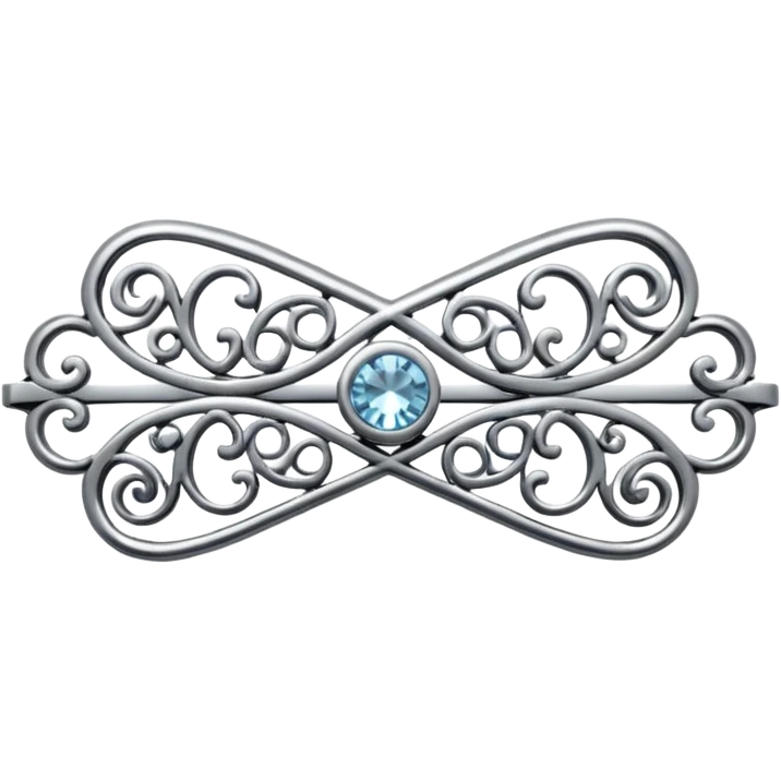 Hair clip emoji