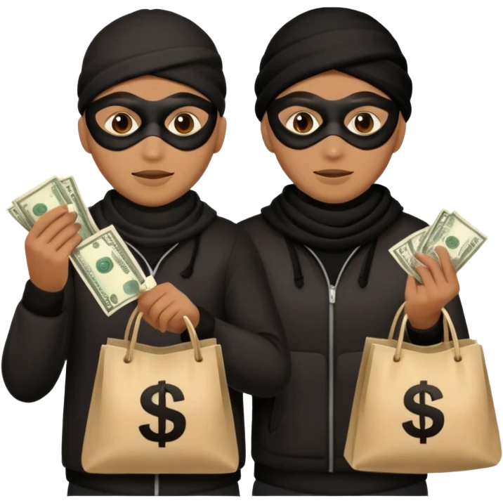 two robbers emoji