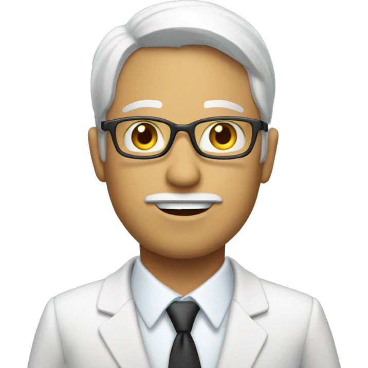man in a suit with documents emoji