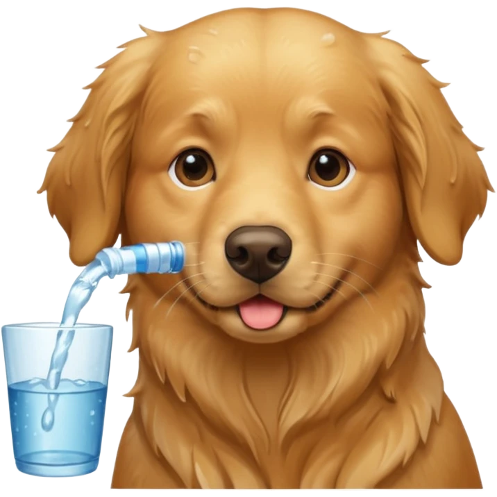 Su icen kopek emoji