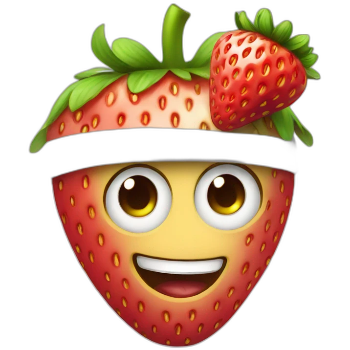 fun Strawberry emoji