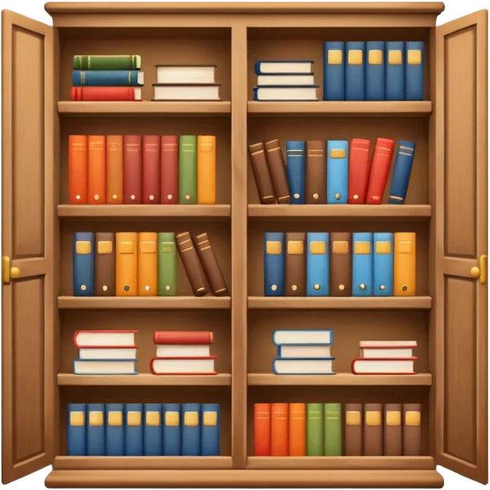 Book closet  emoji